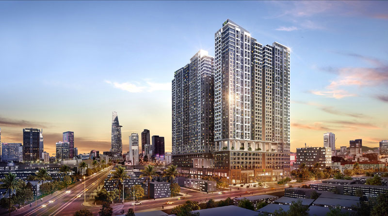 Phối cảnh dự án The Grand Manhattan của Novaland một trong những dự án nổi bật tại trung tâm TPHCM