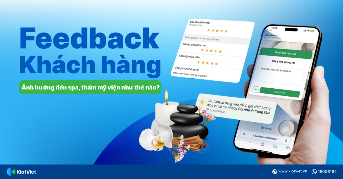 Khách hàng tham khảo đánh giá trực tuyến trước khi lựa chọn dịch vụ spa