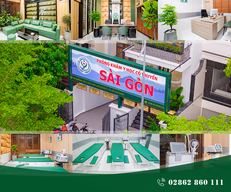 Phòng khám Y học cổ truyền Sài Gòn với không gian ấm cúng đậm chất phương Đông