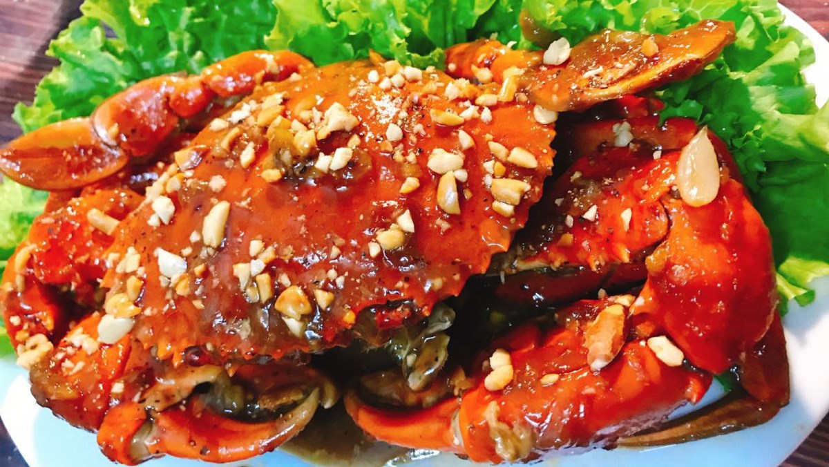 Cua rang me tại nhà hàng Giang Ghẹ món ăn được nhiều thực khách yêu thích