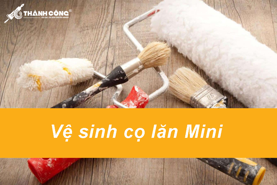 Vệ sinh rulo sơn ngay sau khi sử dụng để bảo quản tốt hơn